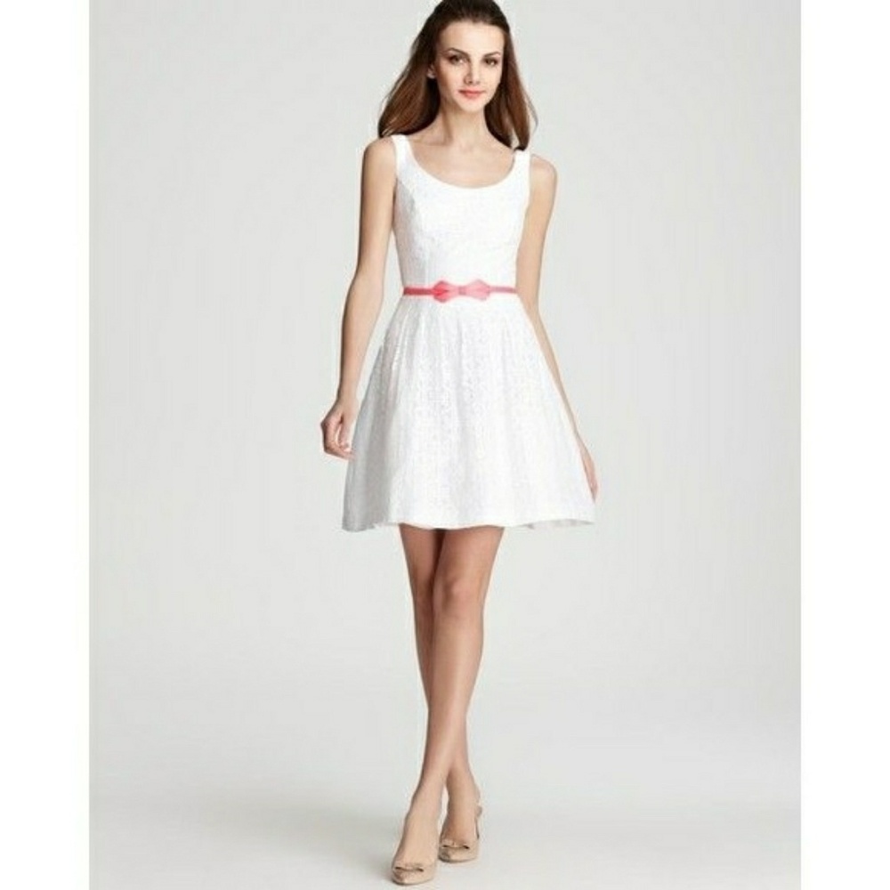 Lilly Pulitzer White Posey Dress Sz 0